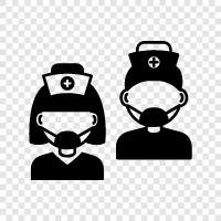 nursing, nurses, hospitals, medical icon svg