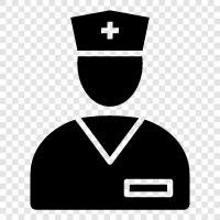 Медсестра, зарегистрированная медсестра, лицензированная практическая медсестра, КНА Значок svg