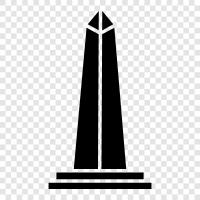 obelisks, monument, Buenos Aires, Argentina icon svg