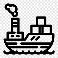 ocean, sea, transportation, ocean liner icon svg