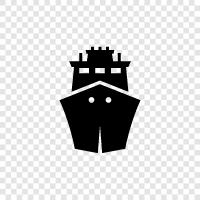 ocean, sailing, ocean voyage, cruise icon svg