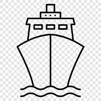 ocean, freight, cargo, maritime icon svg