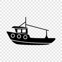 ocean, sailing, travel, journey icon svg