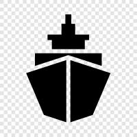 ocean, travel, sailing, cargo icon svg