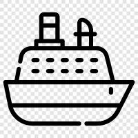 ocean, cargo, freight, transport icon svg