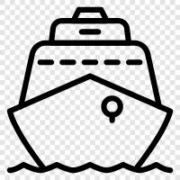 ocean, sailing, cargo, freight icon svg