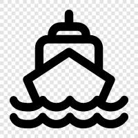 ocean, sailing, journey, destination icon svg