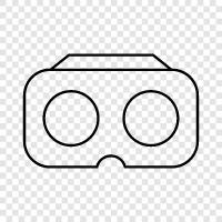 Oculus Rift, HTC Vive, Playstation VR, Google Cardboard icon svg