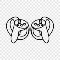 Oculus Touch Controllers, Oculus Rift Headset, Oculus Rift S, Oculus icon svg