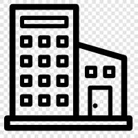 office, building, construction, office construction icon svg