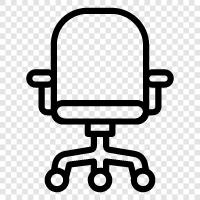 office chair, wooden chair, office chair reviews, Chair icon svg