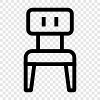 office chair, ergonomic chair, Chair icon svg