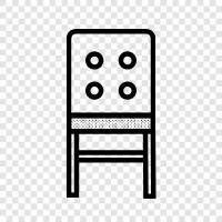 office chair, computer chair, executive chair, leather chair icon svg