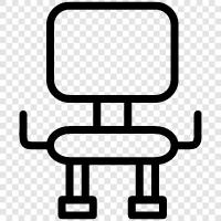 office chairs, ergonomic office chair, leather office chair, expensive office chair icon svg