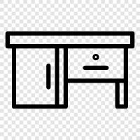 Office Desk, Home Office Desk, Corner Desk, Laptop Desk icon svg