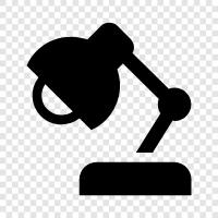 office light, task light, task lamp, desk lamp icon svg