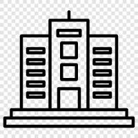 office space, office design, office building design, office building design firm icon svg