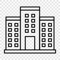 office space, office building design, office building construction, office building maintenance icon svg