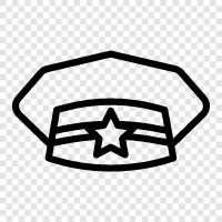 officer hat, police headwear, police headwear for men, police head icon svg