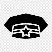 officer, law enforcement, uniform, badge icon svg