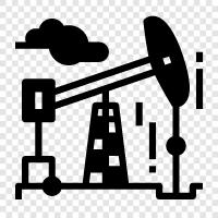 :: нефть, газ, природный газ, разведка Значок svg