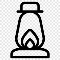 oil lamps, lamps, traditional, vintage icon svg