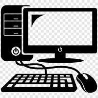 old pc, vintage computer, vintage pc, vintage hardware icon svg