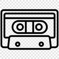 oldschool, music, tape, music industry icon svg