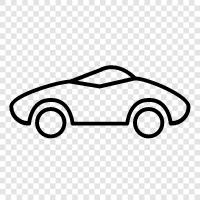 old sports car, vintage car, classic car, classic cars icon svg
