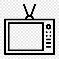 old television, classic television, antique television, vintage electronics icon svg