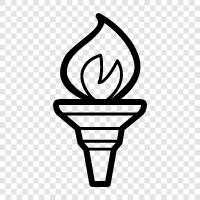 Olympic Flame, Olympic Torch Relay, Olympic Torch Run, Olympic Torch Rel icon svg