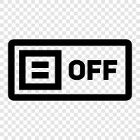 off, toggle, light, switch icon svg