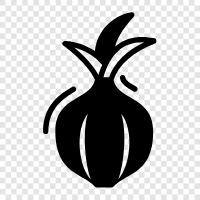 onion, garlic, Shallot, Culinary icon svg