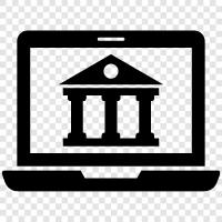 online bankacılık, online bankacılık hesabı, online bankacılık giriş ikon svg