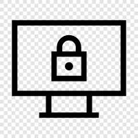 online banking, online security, online privacy, banking security icon svg