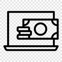 online banking, online investing, online payment, online shopping icon svg