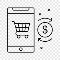 online billing, online payment, online shopping, online purchase icon svg