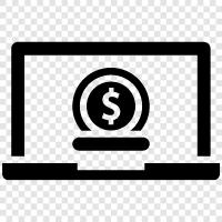online bütçeleme, online bütçeleme araçları, online tasarruf, online para tasarrufu ikon svg