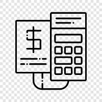 online calculator, online financial calculator, online personal finance calculator, online budget calculator icon svg