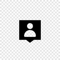 Online, Social Media, OnlinePräsenz, OnlineProfil symbol