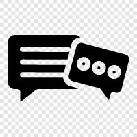 online chat, online chatting, online messaging, online voice chat icon svg