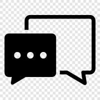 online chat, online conversation, online chatting, online chat rooms icon svg