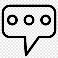 online chat, online messaging, online chat room, online messaging service icon svg