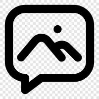 online chatting, online messaging, online conversation, online video icon svg