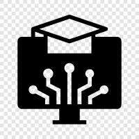online colleges, online universities, online degree, online course icon svg