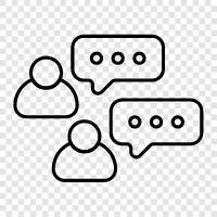 online communication, online communities, online relationships, online chat icon svg