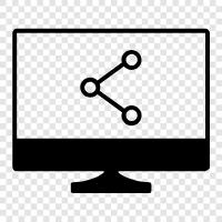 çevrimiçi bilgisayar, bilgisayar paylaşımı, bilgisayar paylaşım hizmeti, çevrimiçi bilgisayar paylaşımı ikon svg