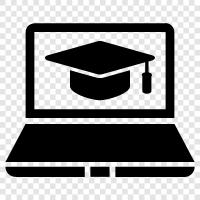 online course, online learning, online education, online education course icon svg