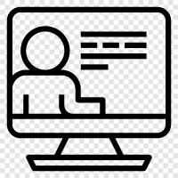 online course, elearning, corporate training, training icon svg