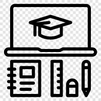 online courses, online education for children, online education for adults, online learning icon svg